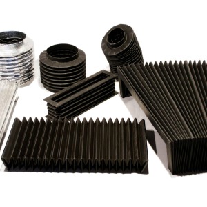 Rubber-coated and heat-sealed fabric bellows
 