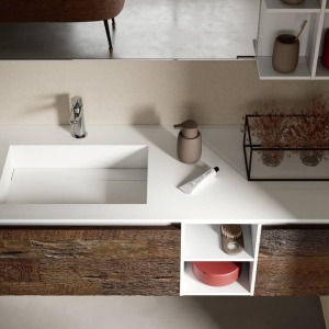 Mobili bagno con lavabo integrato

 