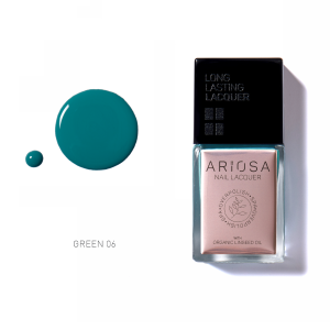 Ariosa Nail Laquer - GREEN06 15ml - Smalto Ultracoprente Linea Verde
 