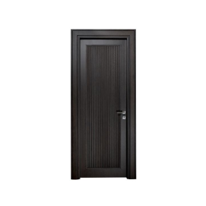 Puerta de antracita rayada vertical