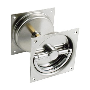 Coppia di Placche in Acciaio Inox con Maniglie a Filo