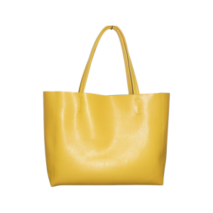 Magasineur en cuir jaune