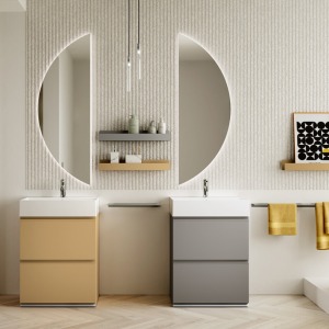 Meubles de salle de bains sur pied

 