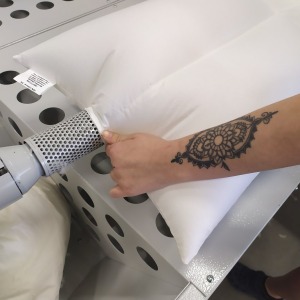 Produzione di cuscini ed imbottiti
in piume, fibre e microfibre
 