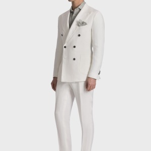 Optical white suit – Linen
 