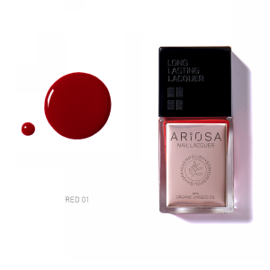 Ariosa Nail Lacquer - RED01 15ml - Smalto Ultracoprente Linea Rossa
 