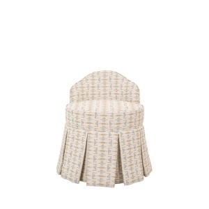 Pouf in tessuto con base girevole.

 
 