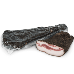 Peppered guanciale
 