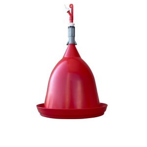  Abbeveratoio automatico a campana con canaletta piccola per polli