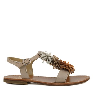 Sandalias con Pompones

 