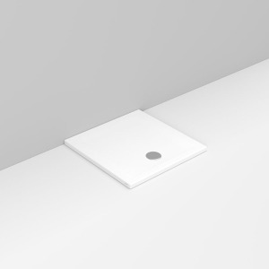 Piatto doccia quadrato scarico esterno H4 80×80 – Squash 