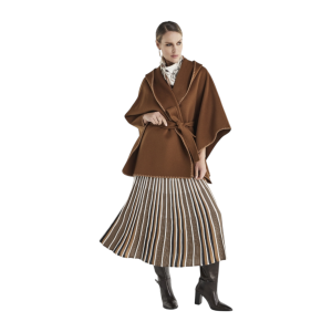 Estilizada piel de becerro con cintura