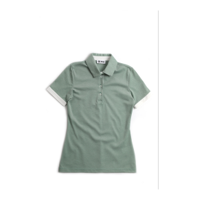 Polo Femme Vert Sauge
 
